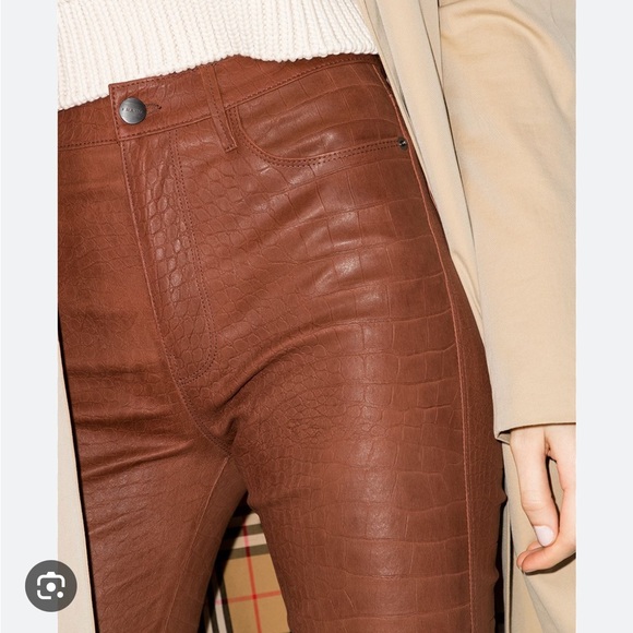 NWOT Frame Le Sylvie Leather pants sz 27 - Picture 2 of 12